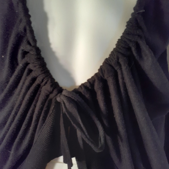 J. Crew Sweaters - J crew black drawstring sweater size small
